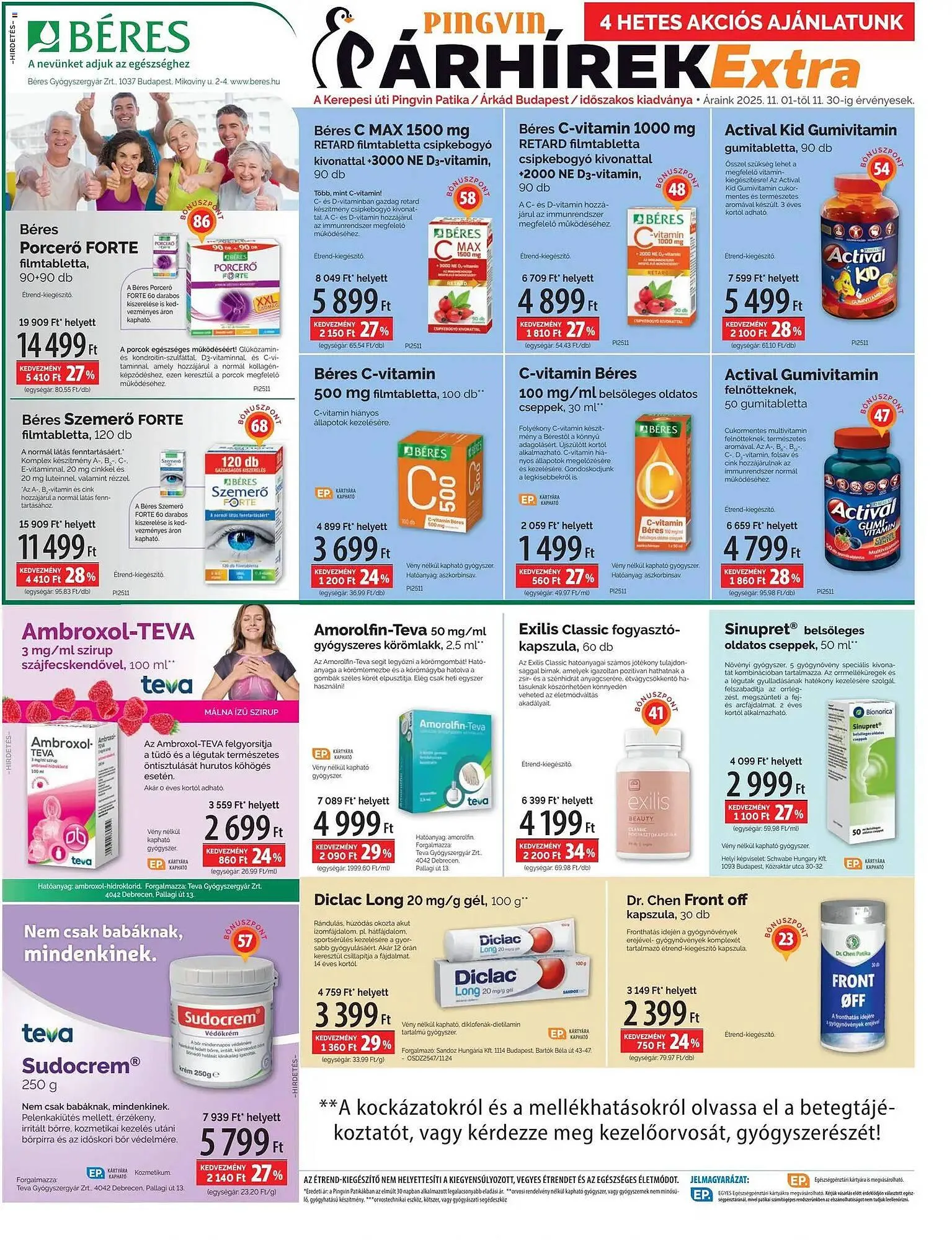Katalógus Pingvin Patika akciós újság november 1.-tól november 30.-ig 2025. - Oldal 2