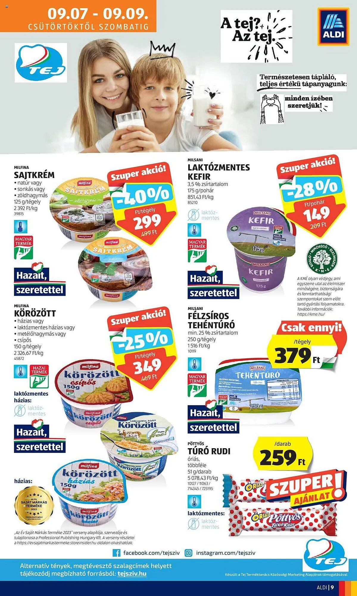 Katalógus ALDI akciós újság szeptember 7.-tól szeptember 13.-ig 2023. - Oldal 9