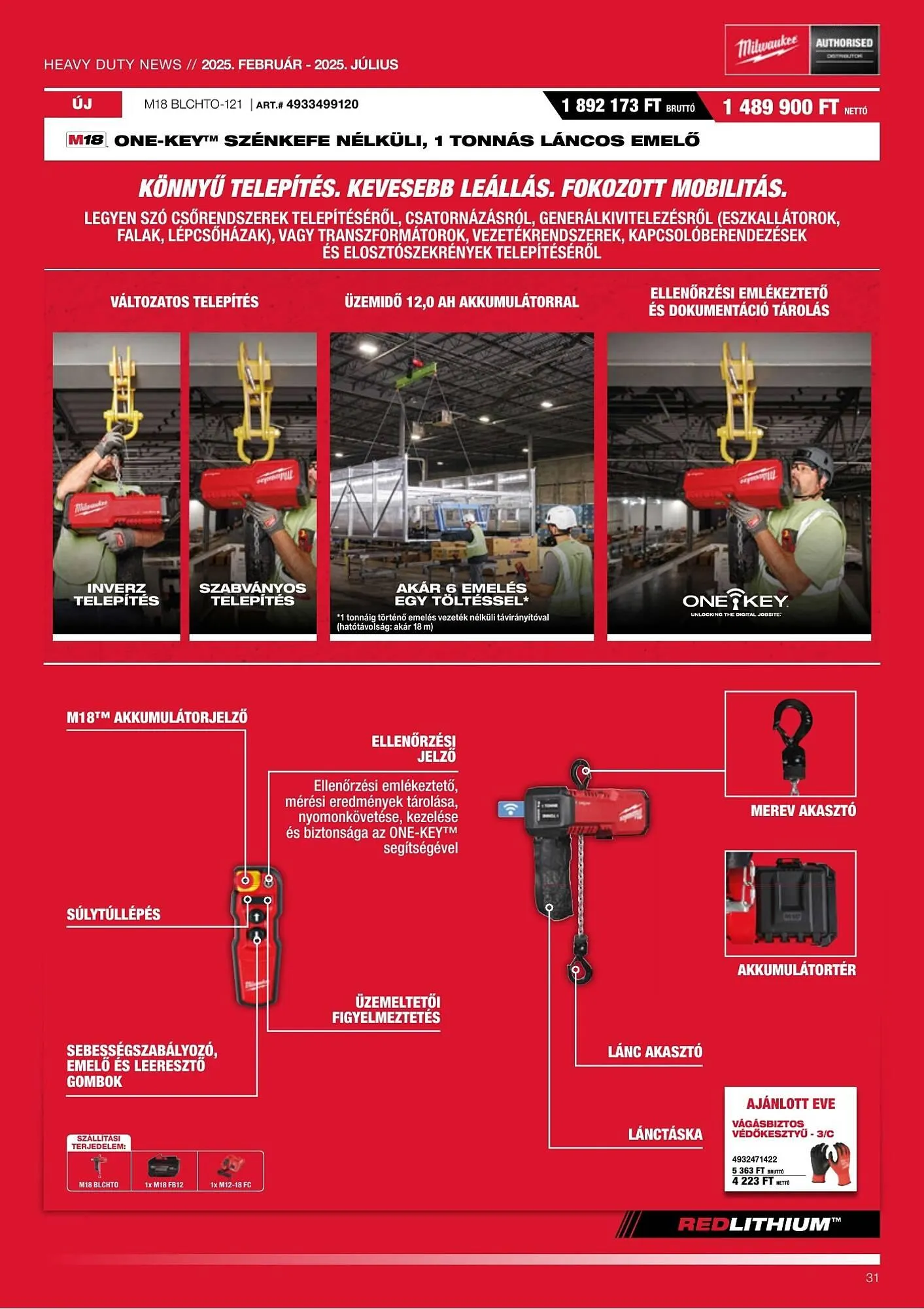 Katalógus Milwaukeetool akciós újság február 13.-tól július 31.-ig 2025. - Oldal 31