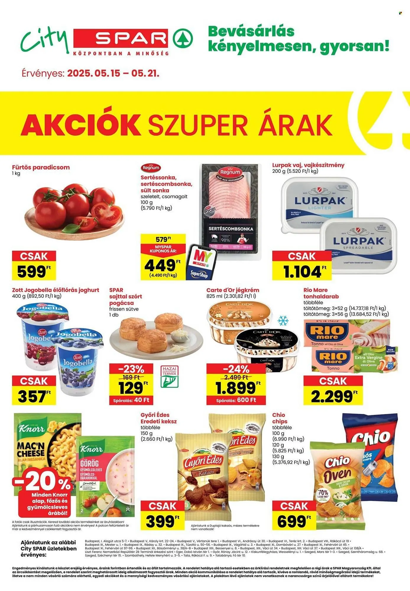 Katalógus Spar akciós újság május 15.-tól május 21.-ig 2025. - Oldal 1