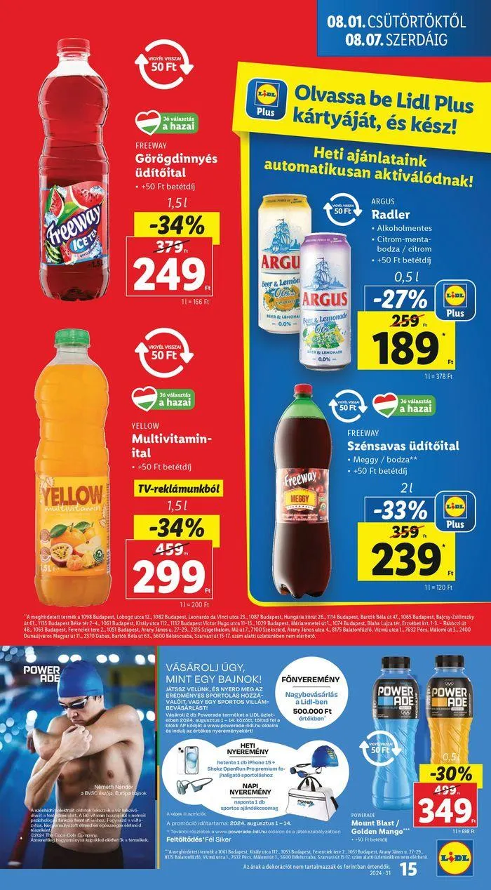 Katalógus Akciós újság – 31. hét augusztus 6.-tól augusztus 7.-ig 2024. - Oldal 15