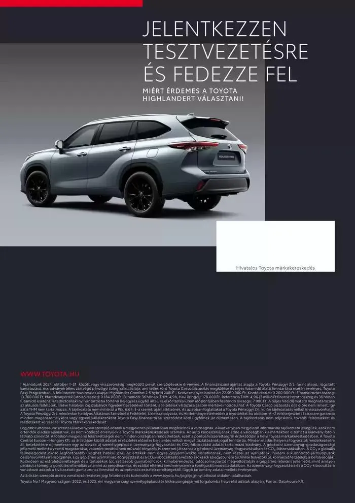 Katalógus Toyota Highlander október 3.-tól október 3.-ig 2025. - Oldal 11
