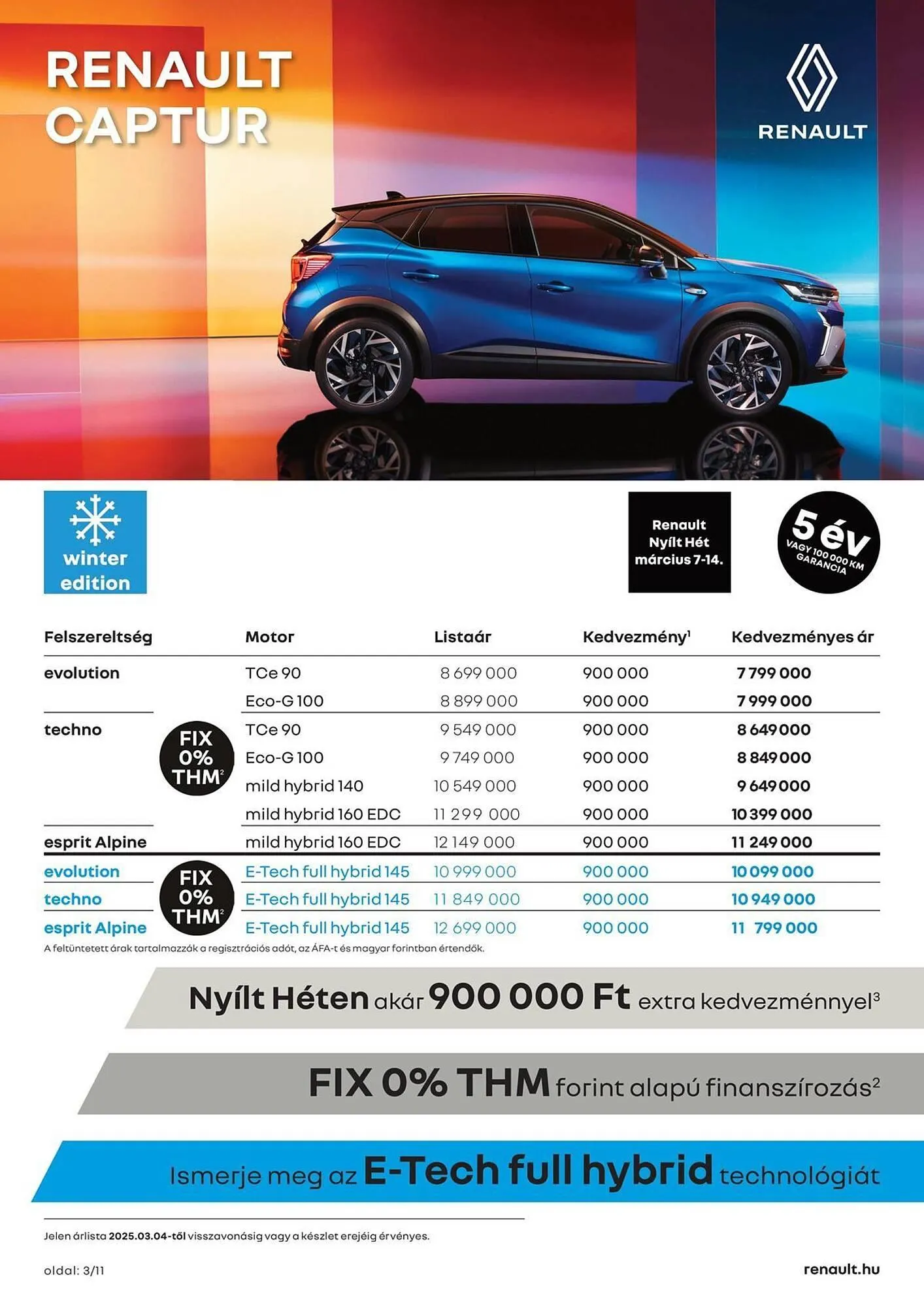 Katalógus Renault akciós újság március 11.-tól április 14.-ig 2025. - Oldal 3