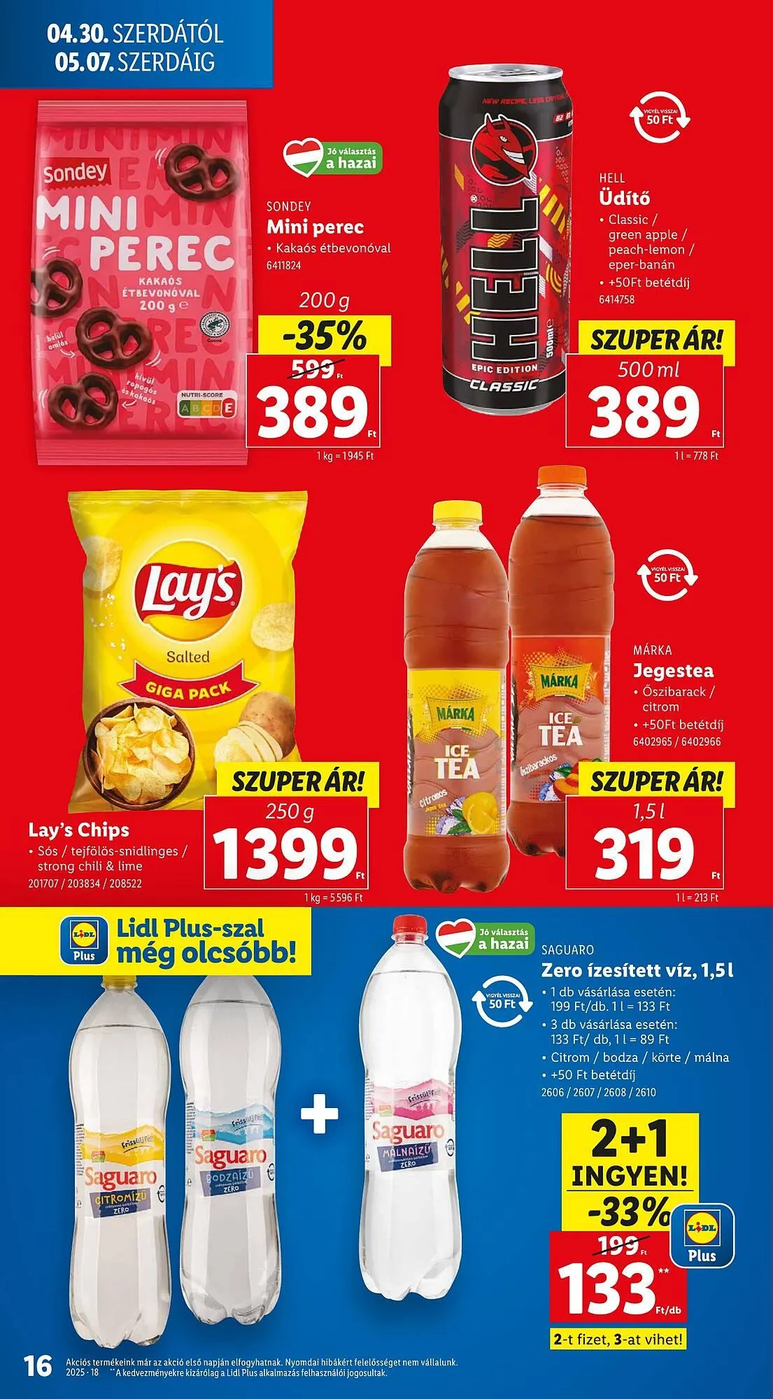 Katalógus Lidl akciós újság április 30.-tól május 4.-ig 2025. - Oldal 16
