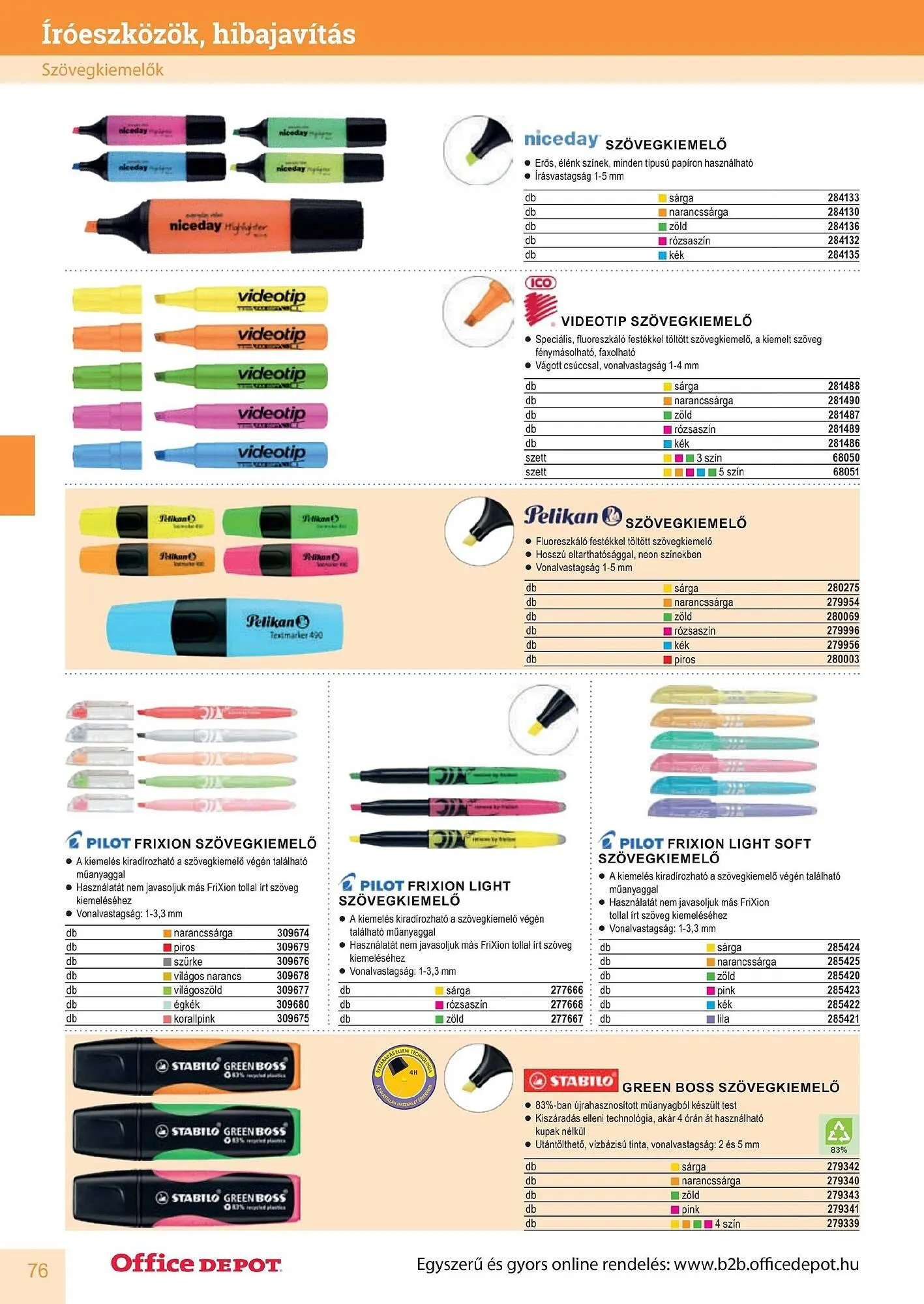 Katalógus Office Depot akciós újság május 9.-tól december 31.-ig 2026. - Oldal 76
