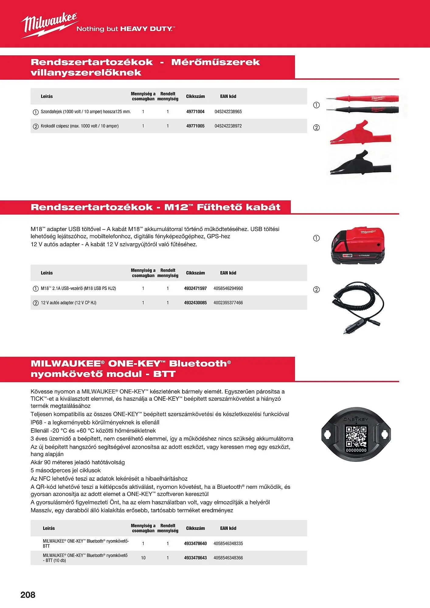 Katalógus Milwaukeetool akciós újság augusztus 14.-tól december 31.-ig 2024. - Oldal 208