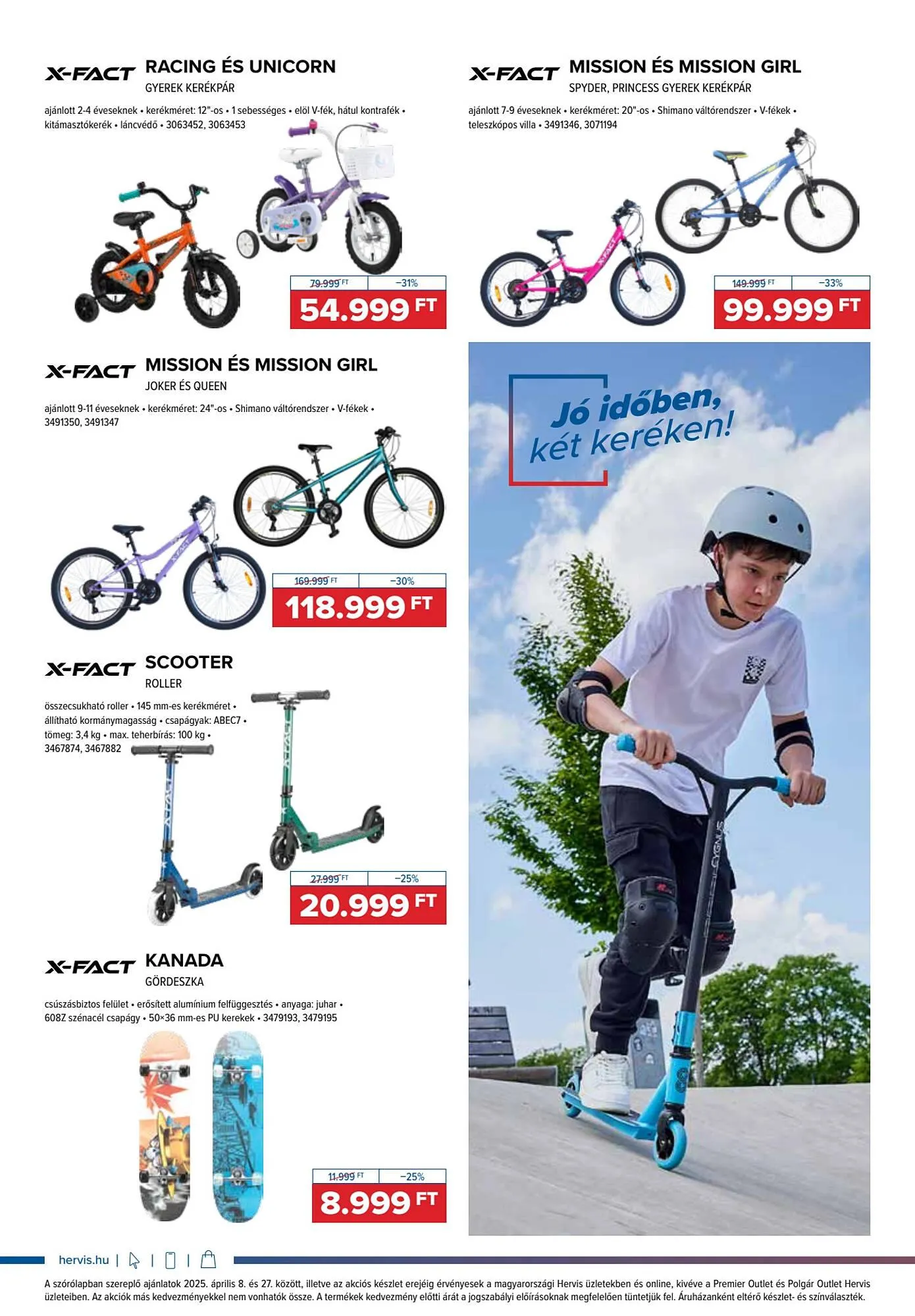 Katalógus Hervis akciós újság április 8.-tól április 27.-ig 2025. - Oldal 2