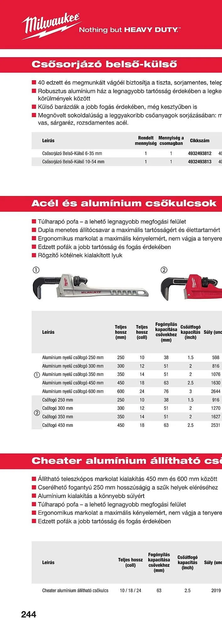 Katalógus Milwaukee akciós újság szeptember 16.-tól december 31.-ig 2025. - Oldal 486