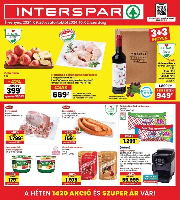 Katalógus Exkluzív akciók szeptember 26.-tól október 2.-ig 2024. - Oldal 1