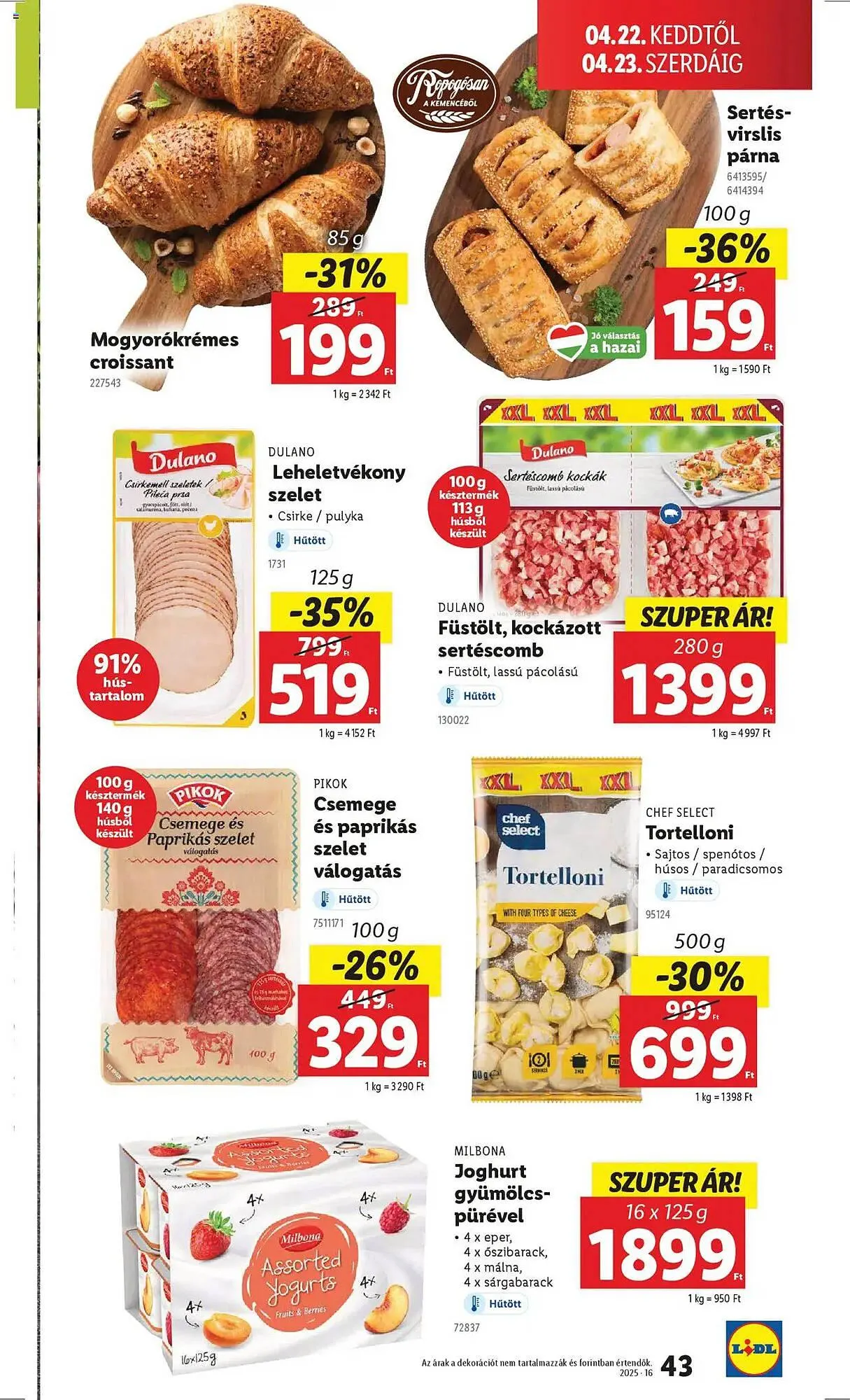 Katalógus Lidl akciós újság április 16.-tól április 22.-ig 2025. - Oldal 43