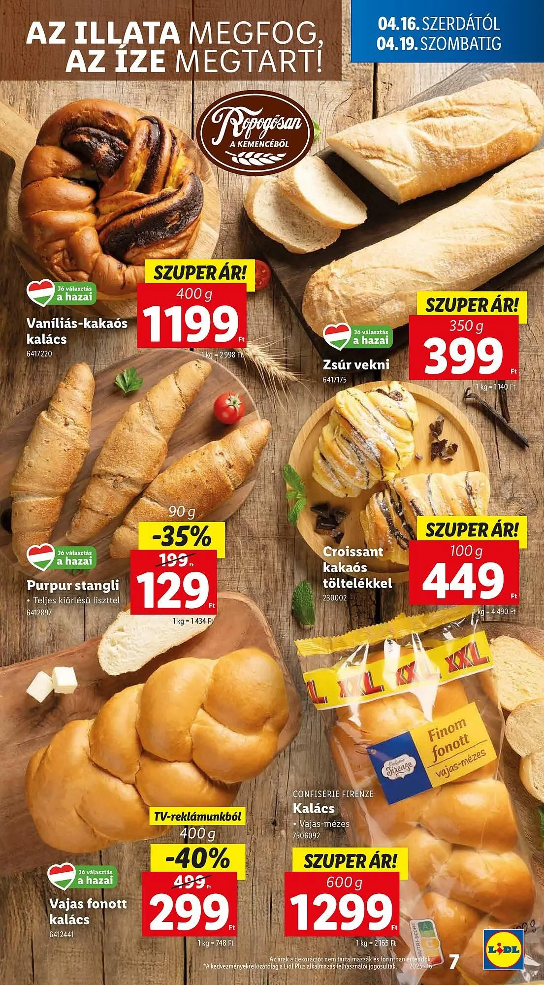 Katalógus Lidl akciós újság április 16.-tól április 19.-ig 2025. - Oldal 7