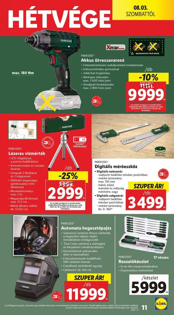 Katalógus Nonfood kínálatunk - 31. hét augusztus 1.-tól augusztus 7.-ig 2024. - Oldal 11