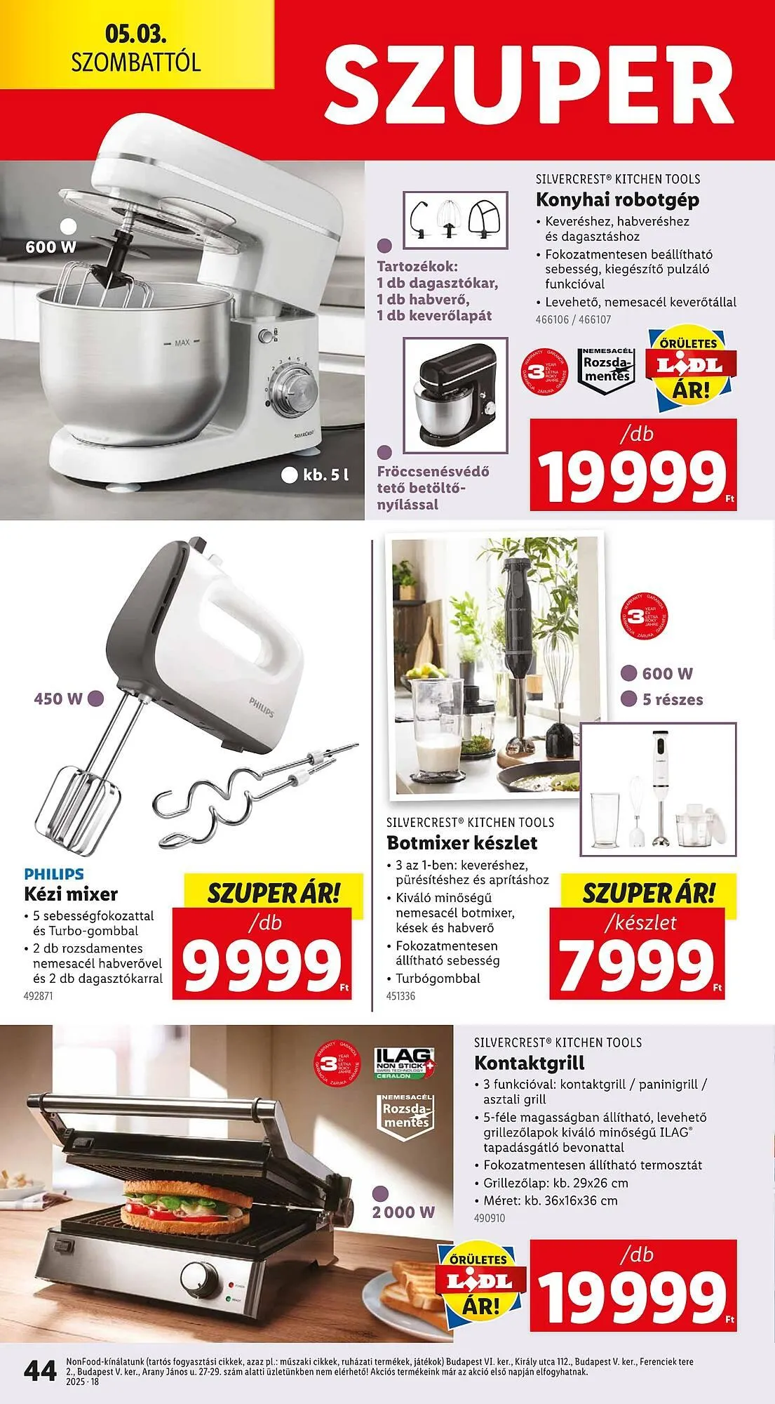 Katalógus Lidl akciós újság április 30.-tól május 4.-ig 2025. - Oldal 44