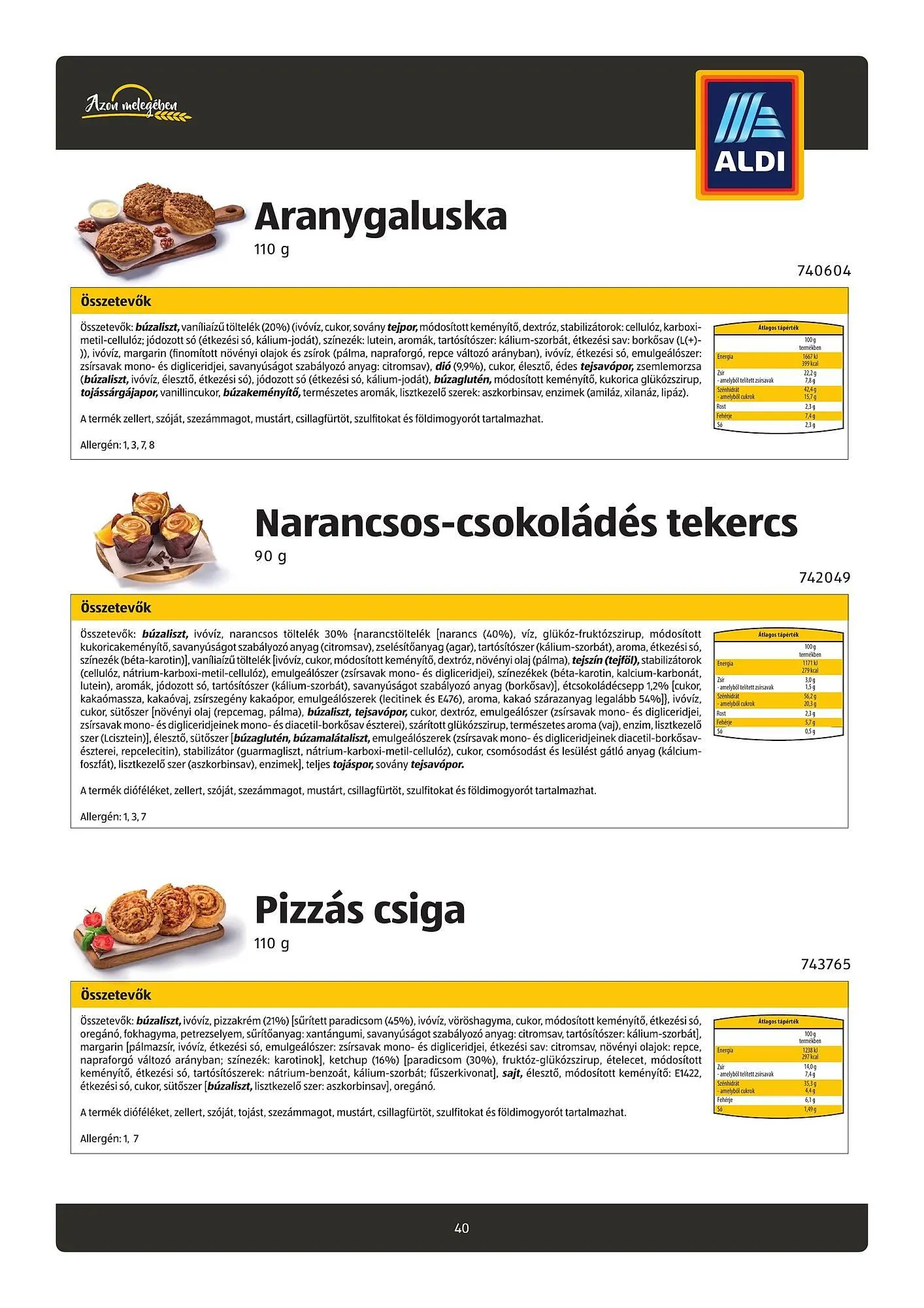 Katalógus ALDI akciós újság március 27.-tól április 21.-ig 2025. - Oldal 40