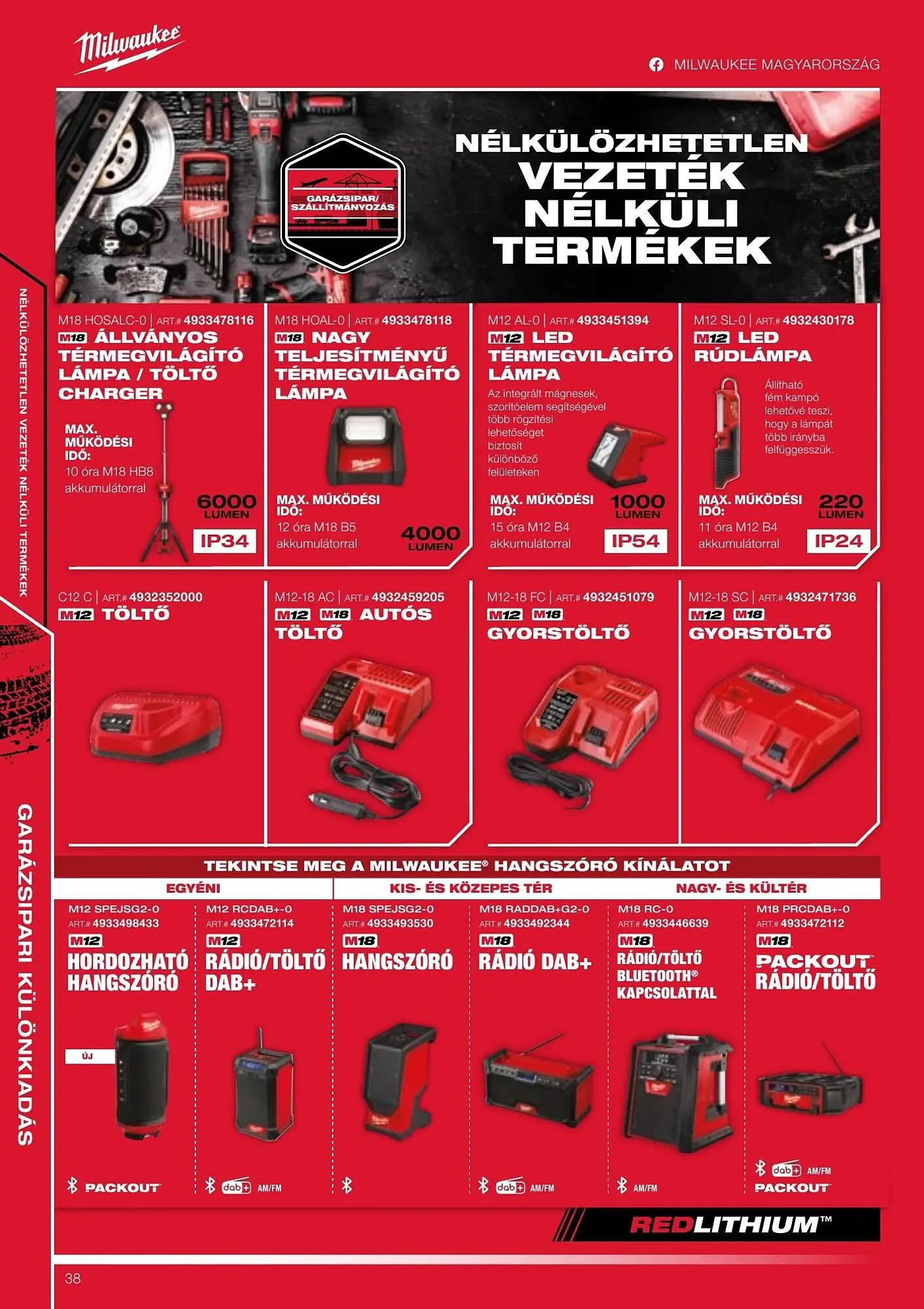 Katalógus Milwaukee akciós újság szeptember 16.-tól december 31.-ig 2025. - Oldal 38