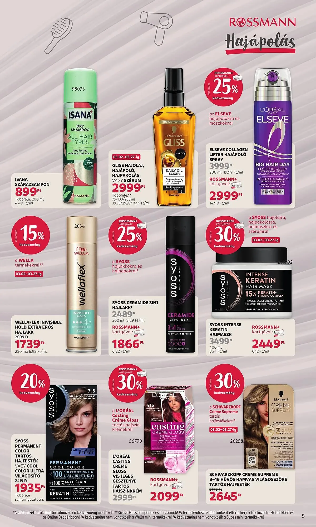 Katalógus Rossmann akciós újság március 2.-tól március 13.-ig 2026. - Oldal 5