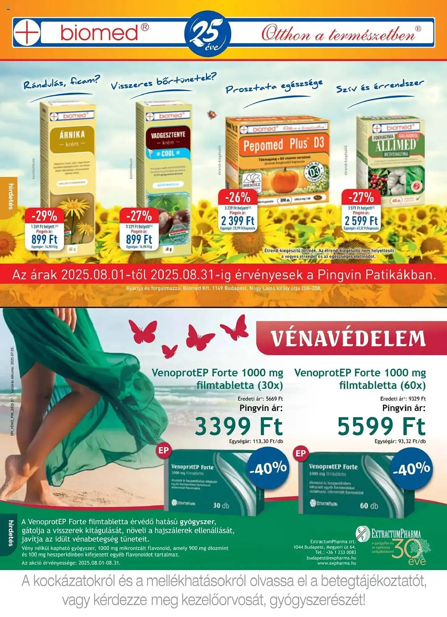 Katalógus Pingvin Patika akciós újság augusztus 1.-tól augusztus 31.-ig 2025. - Oldal 8
