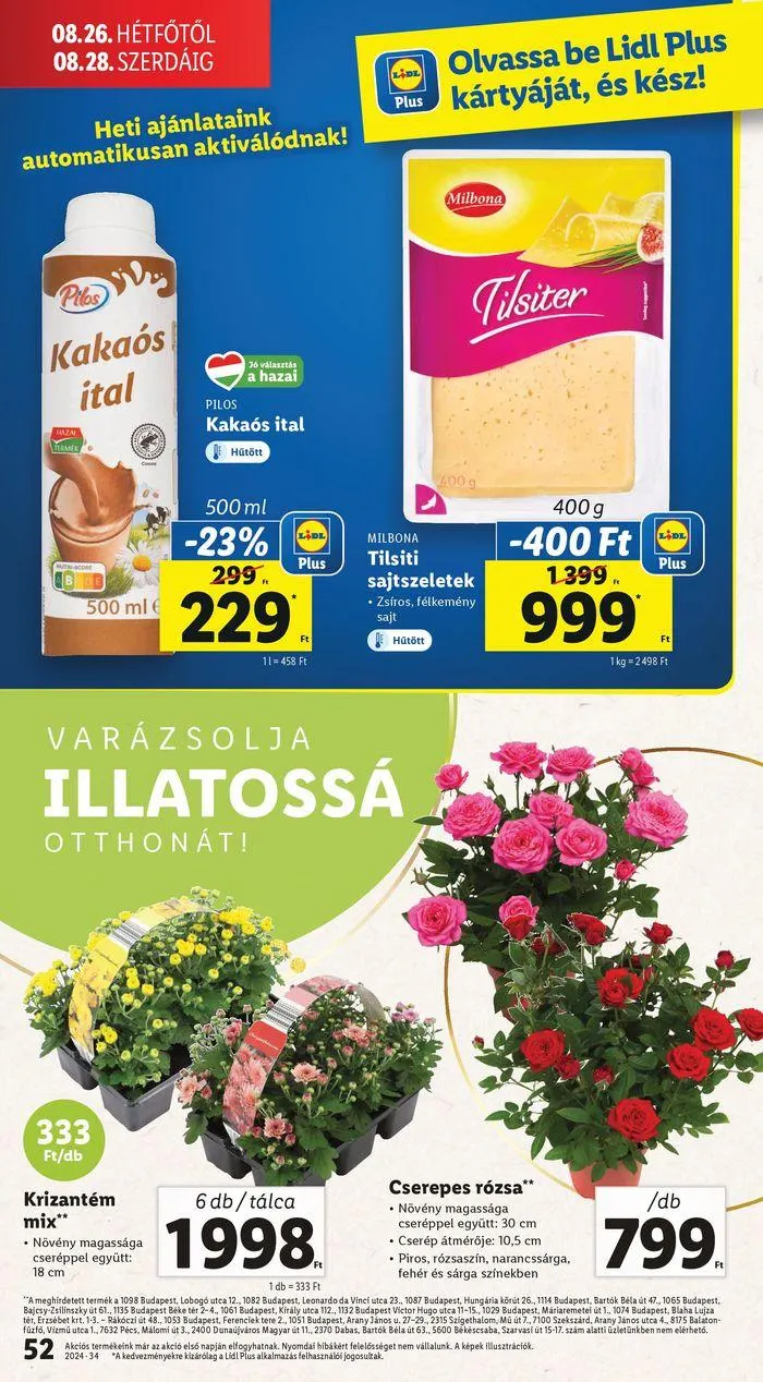 Katalógus Akciós újság – 34. hét augusztus 22.-tól augusztus 28.-ig 2024. - Oldal 52