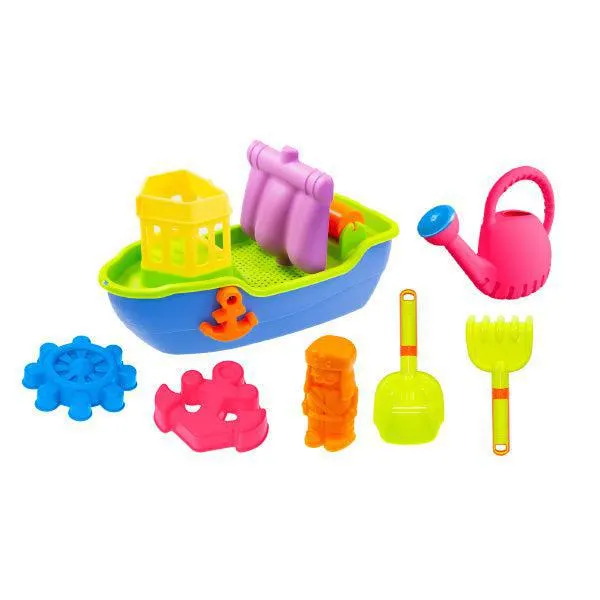 Homokozó szett hajóval