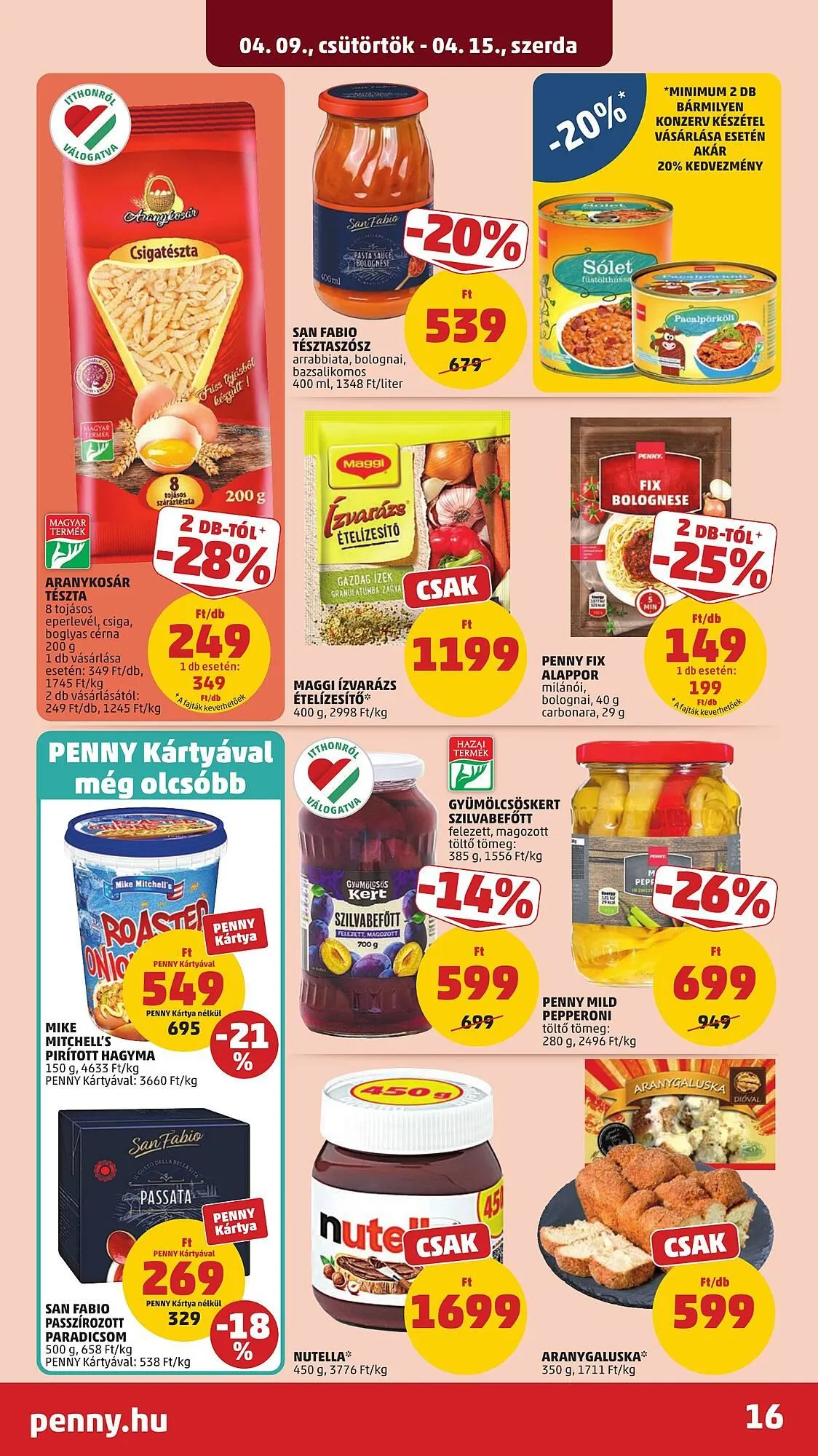 Katalógus PENNY akciós újság április 9.-tól április 15.-ig 2026. - Oldal 20