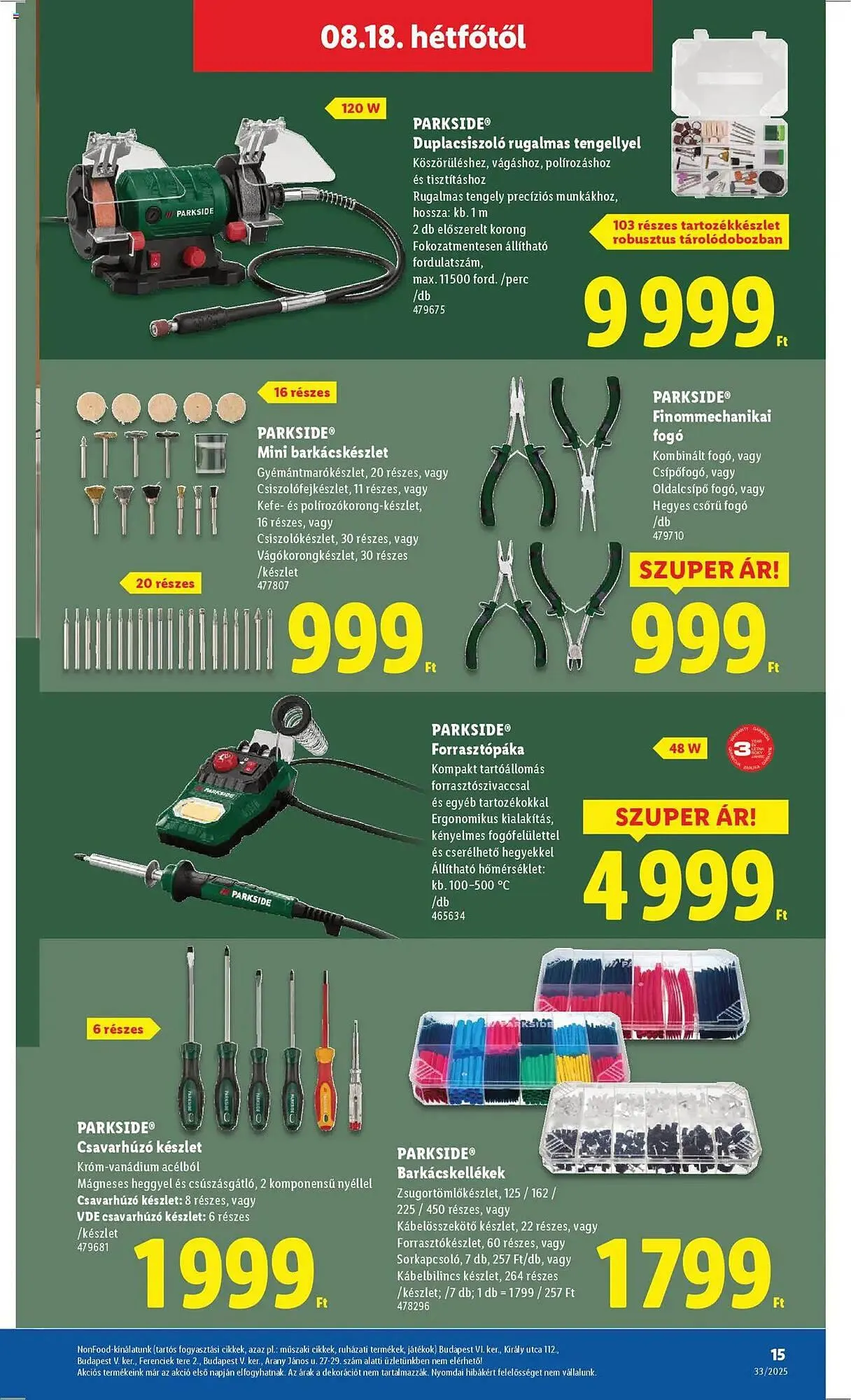 Katalógus Lidl akciós újság augusztus 14.-tól augusztus 20.-ig 2025. - Oldal 15