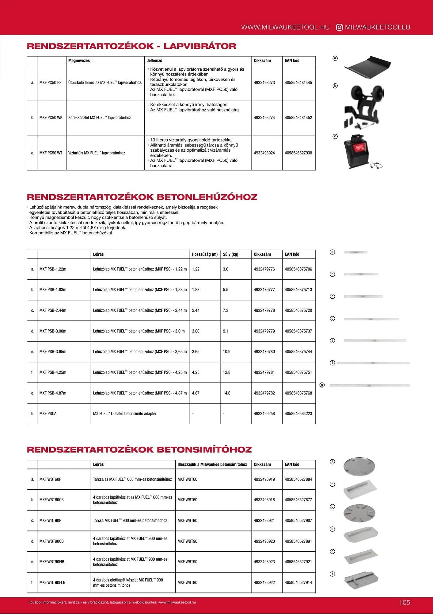 Katalógus Milwaukee akciós újság szeptember 16.-tól december 31.-ig 2026. - Oldal 105
