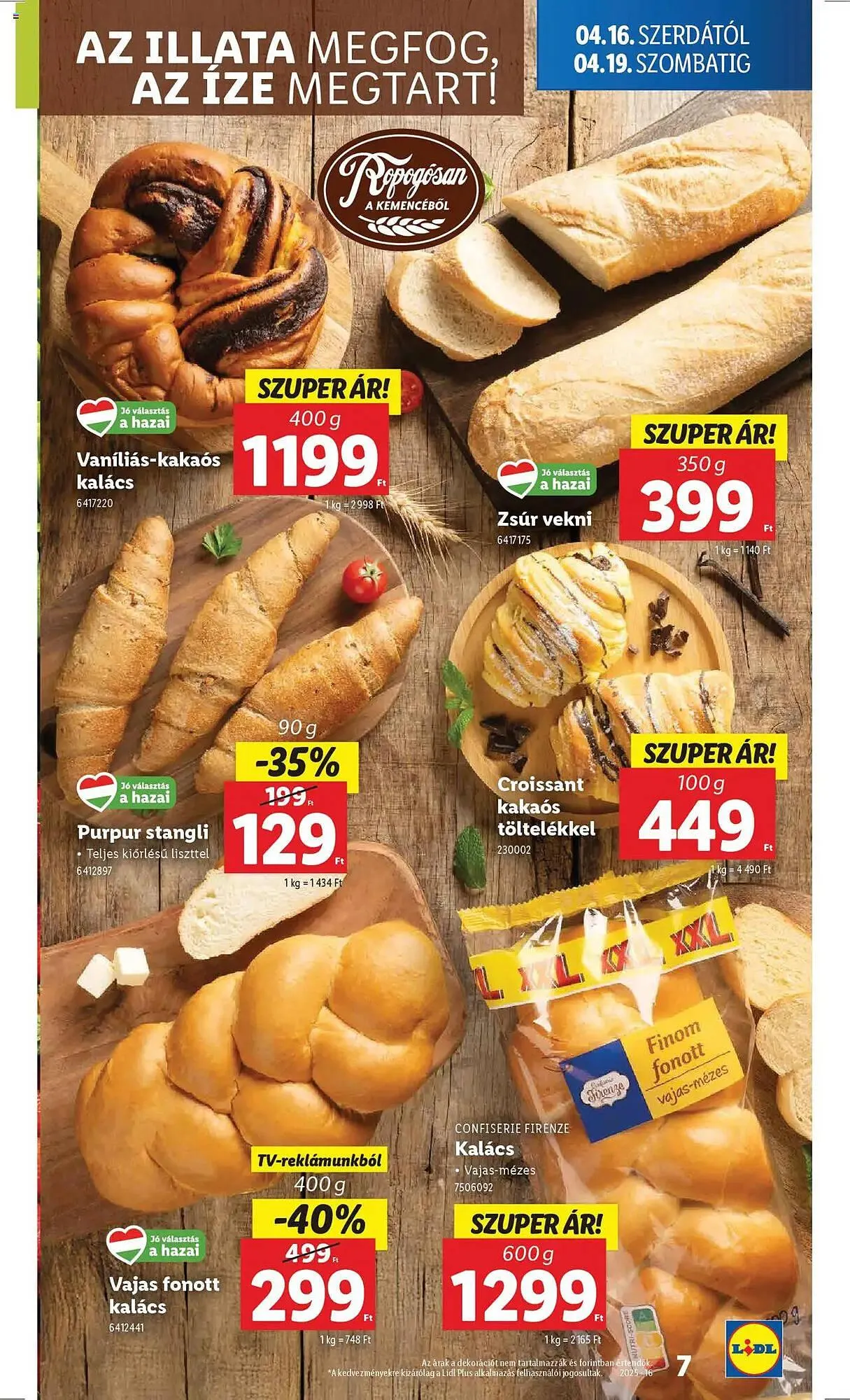 Katalógus Lidl akciós újság április 16.-tól április 22.-ig 2025. - Oldal 7