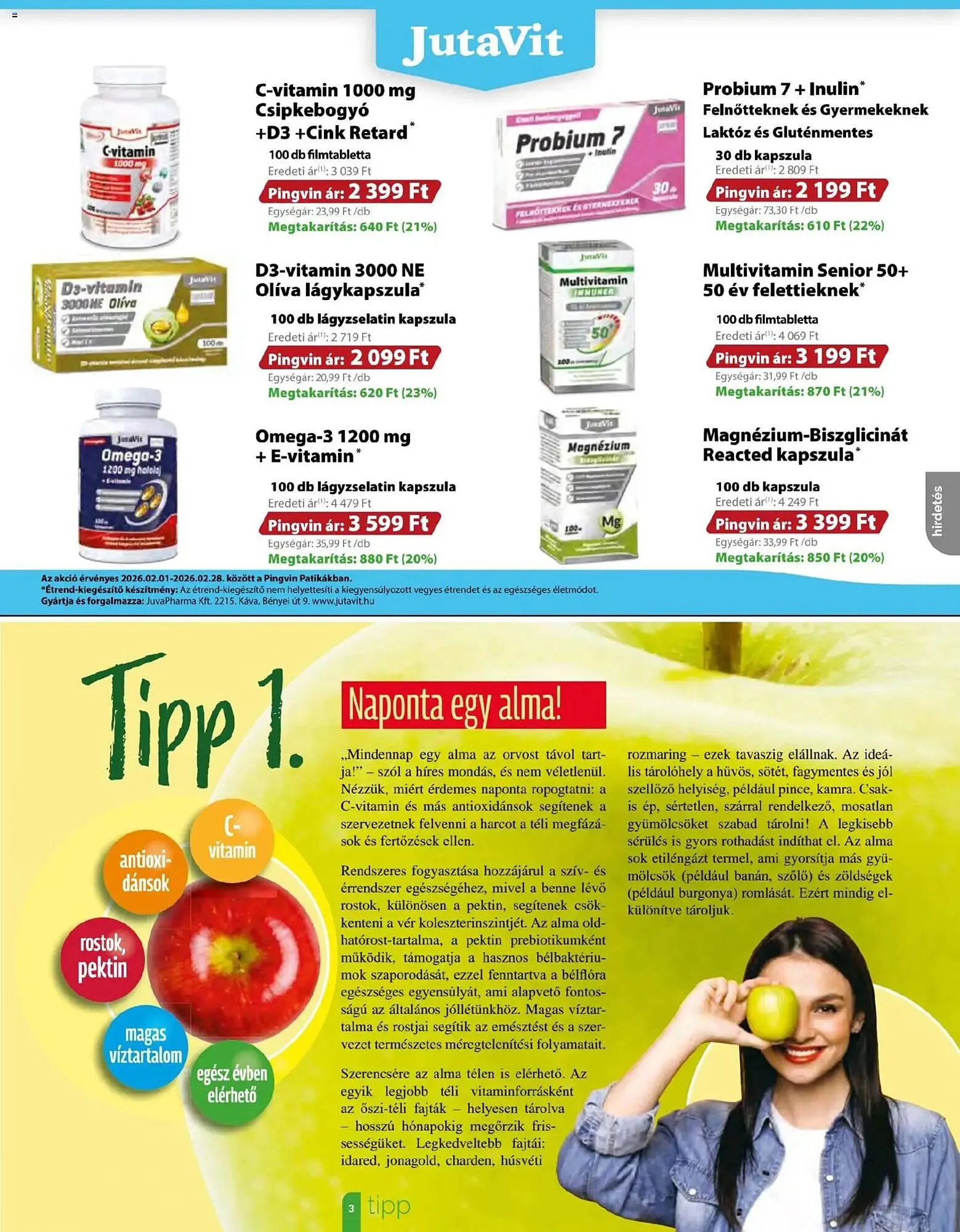 Katalógus Pingvin Patika akciós újság február 1.-tól február 28.-ig 2026. - Oldal 3