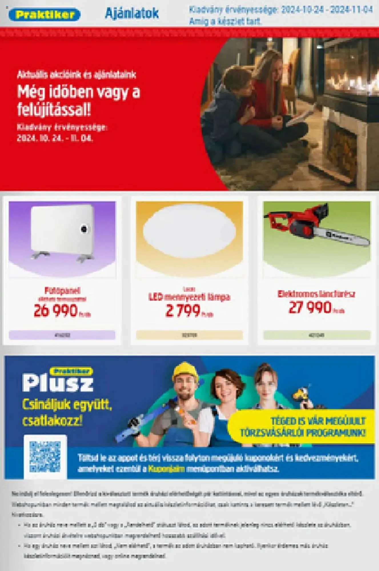 Katalógus Praktiker akciós újság október 24.-tól november 4.-ig 2024. - Oldal 1