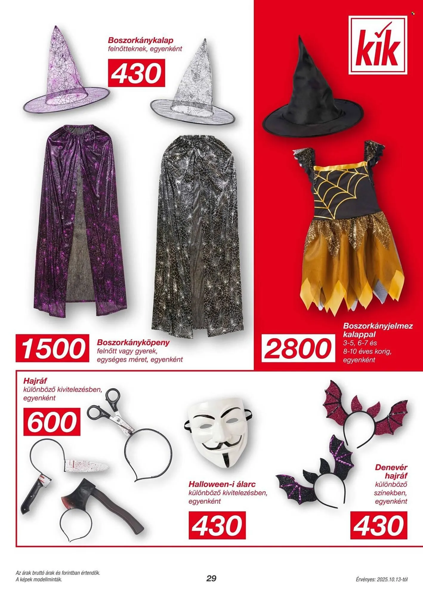 Katalógus Kik akciós újság október 9.-tól november 7.-ig 2025. - Oldal 29