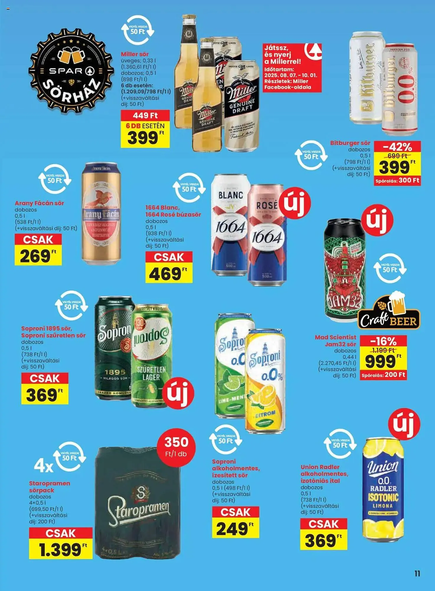 Katalógus Spar akciós újság augusztus 7.-tól augusztus 13.-ig 2025. - Oldal 11