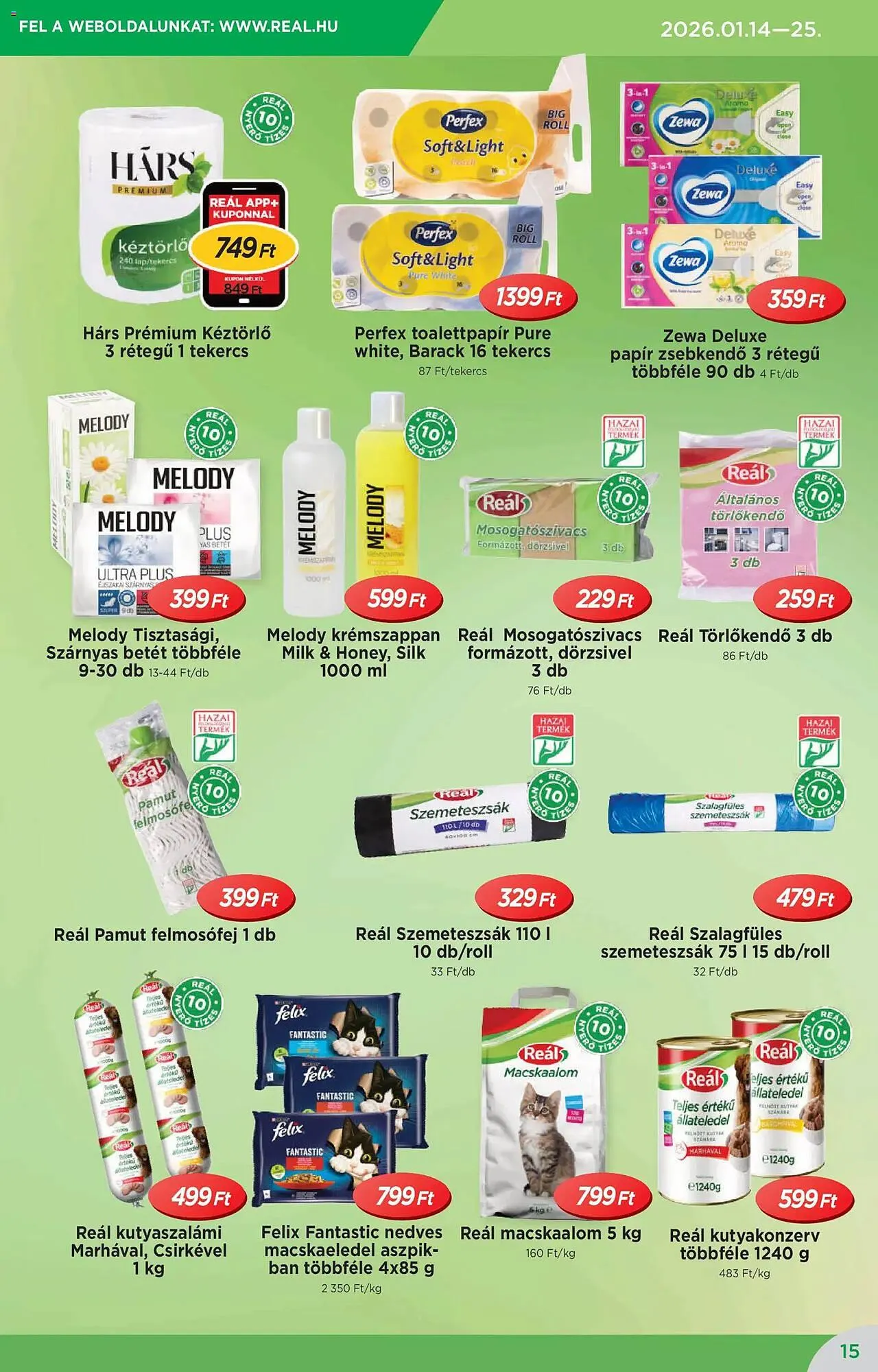 Katalógus Real akciós újság január 14.-tól január 25.-ig 2026. - Oldal 15