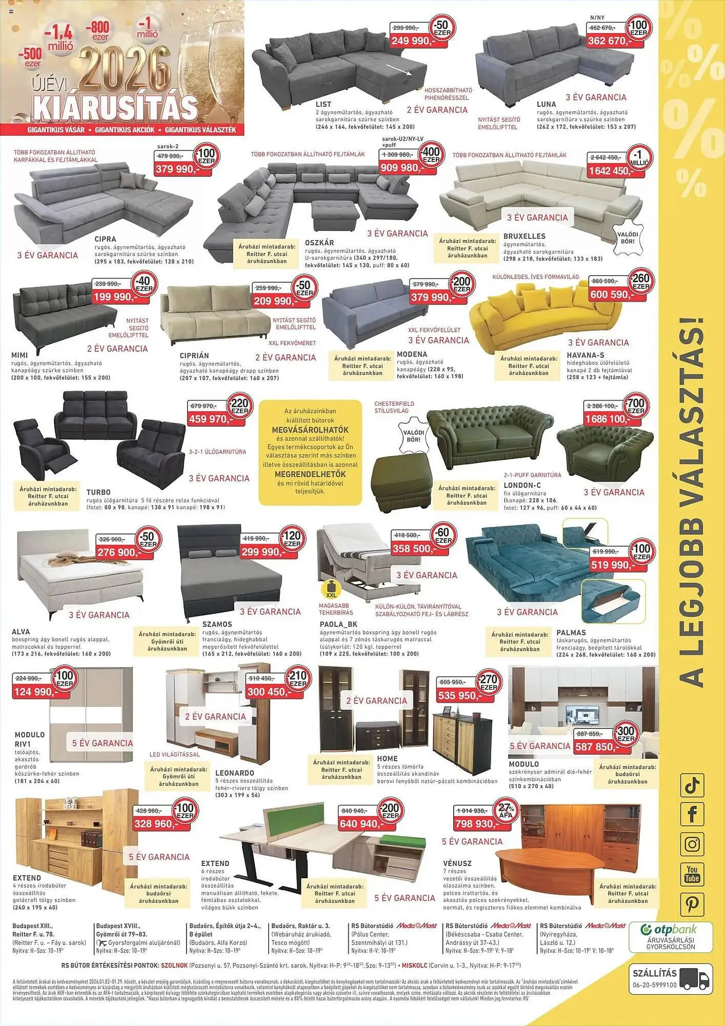 Katalógus RS Bútor katalógus január 2.-tól január 29.-ig 2026. - Oldal 2
