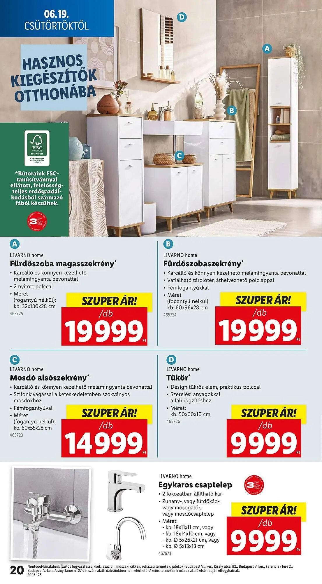 Katalógus Lidl akciós újság június 19.-tól június 25.-ig 2025. - Oldal 20