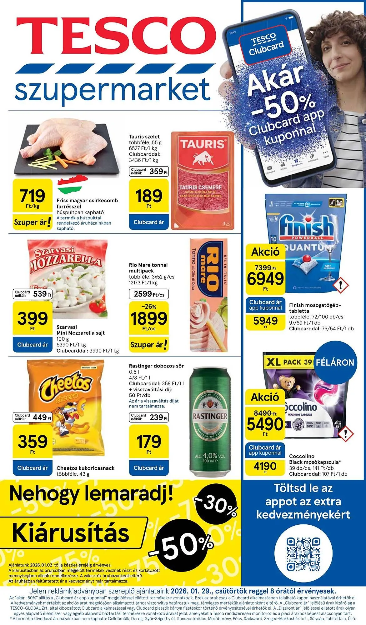 Tesco akciós újság - 1