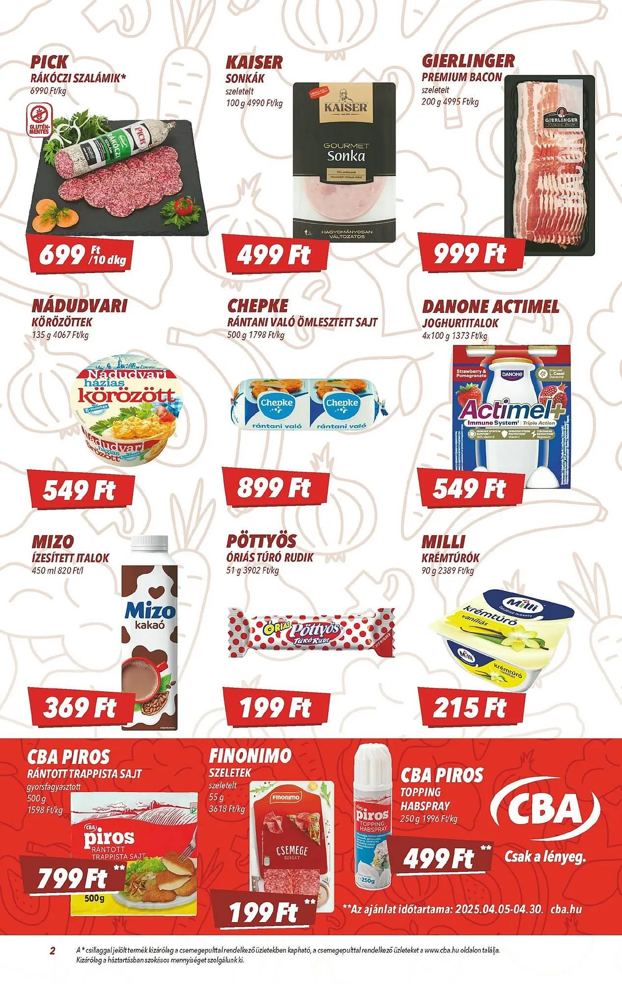 Katalógus CBA akciós újság április 10.-tól április 16.-ig 2025. - Oldal 2