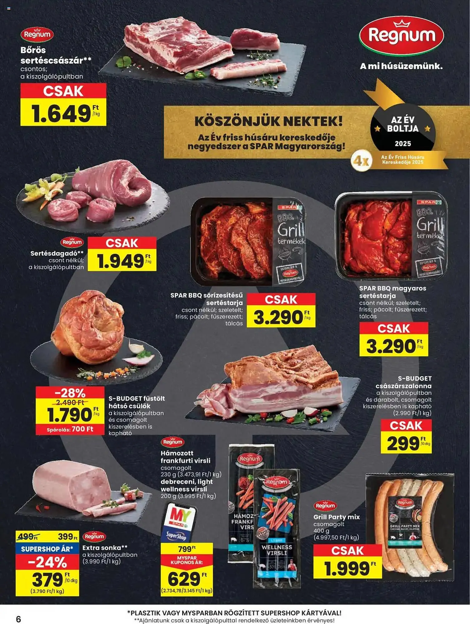 Katalógus Spar akciós újság augusztus 7.-tól augusztus 13.-ig 2025. - Oldal 6