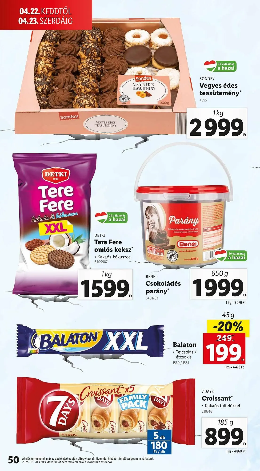 Katalógus Lidl akciós újság április 16.-tól április 19.-ig 2025. - Oldal 50