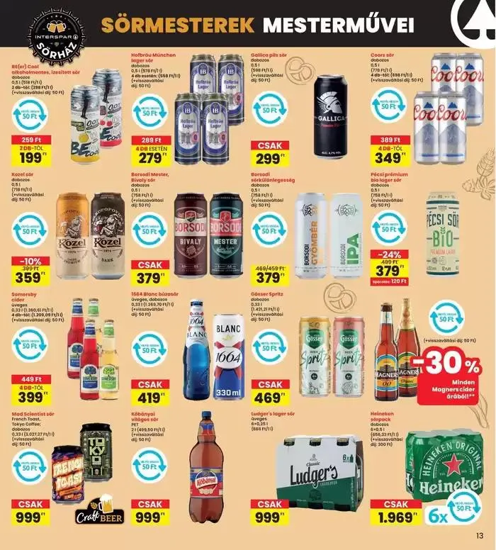 Katalógus Vonzó különleges ajánlatok mindenki számára október 3.-tól október 9.-ig 2024. - Oldal 4