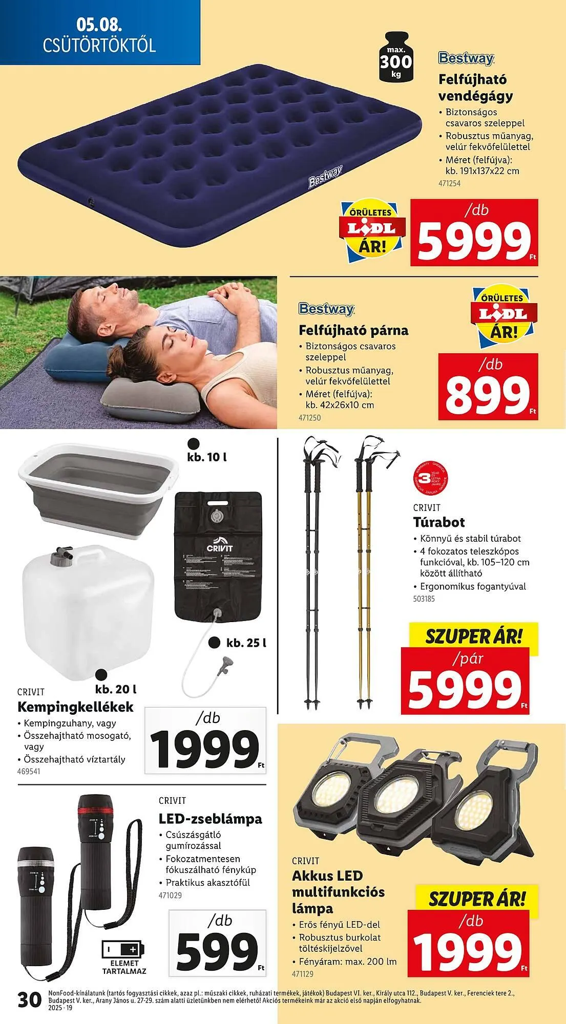 Katalógus Lidl akciós újság május 8.-tól május 14.-ig 2025. - Oldal 30