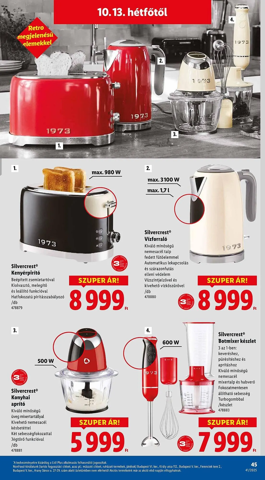 Katalógus Lidl akciós újság október 9.-tól október 15.-ig 2025. - Oldal 45