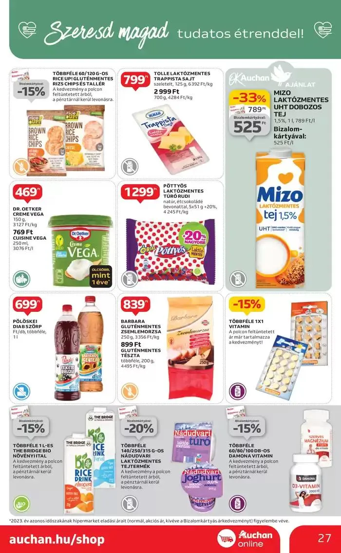 Katalógus Catalog Auchan október 28.-tól november 6.-ig 2024. - Oldal 27