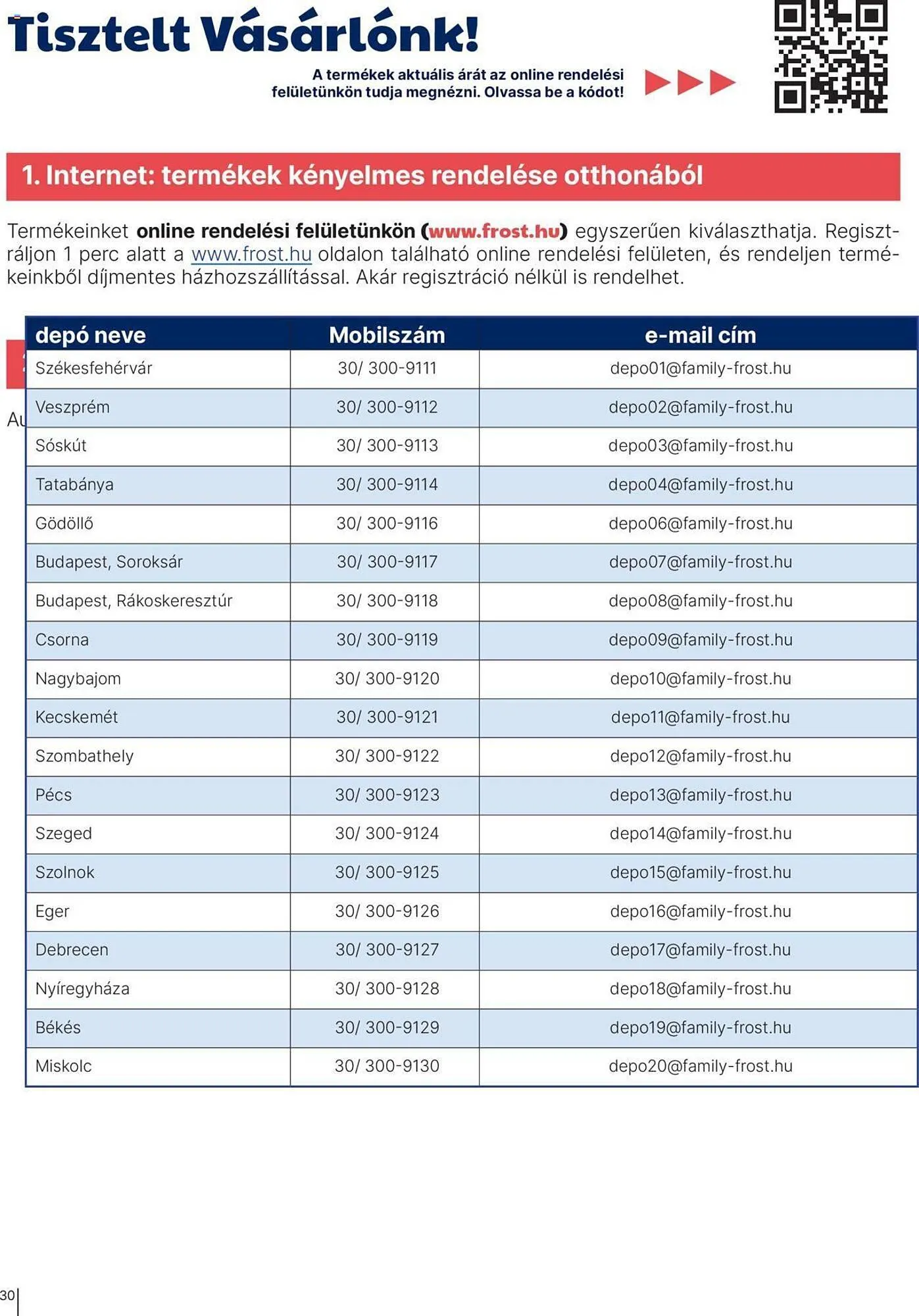 Katalógus Family Frost akciós újság október 1.-tól október 14.-ig 2024. - Oldal 30