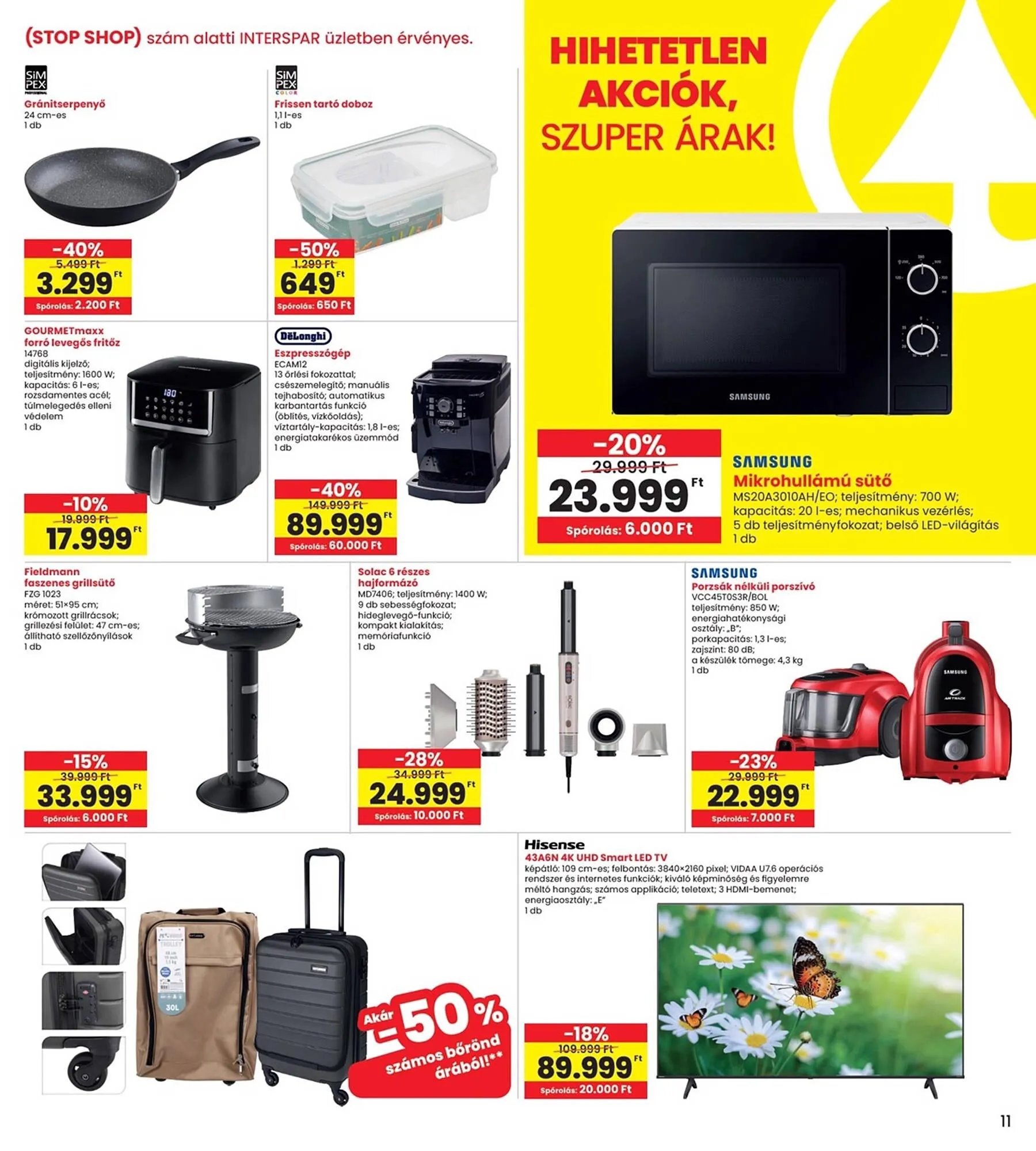 Katalógus Interspar akciós újság március 26.-tól április 4.-ig 2026. - Oldal 11