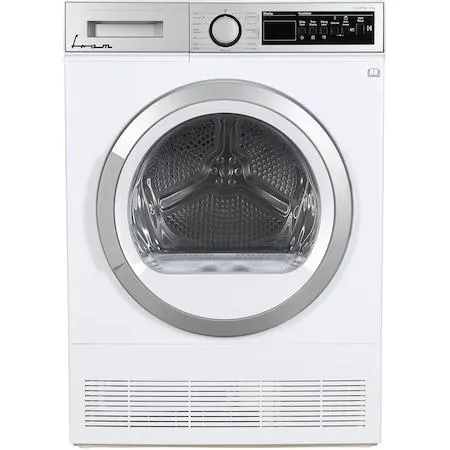 Fram FCD-V8T2B Kondenzációs szárítógép, 8 kg, LED kijelző, Dob világítás, Késleltetett indítás, Gyűrődésgátló, E energiaosztály, Fehér