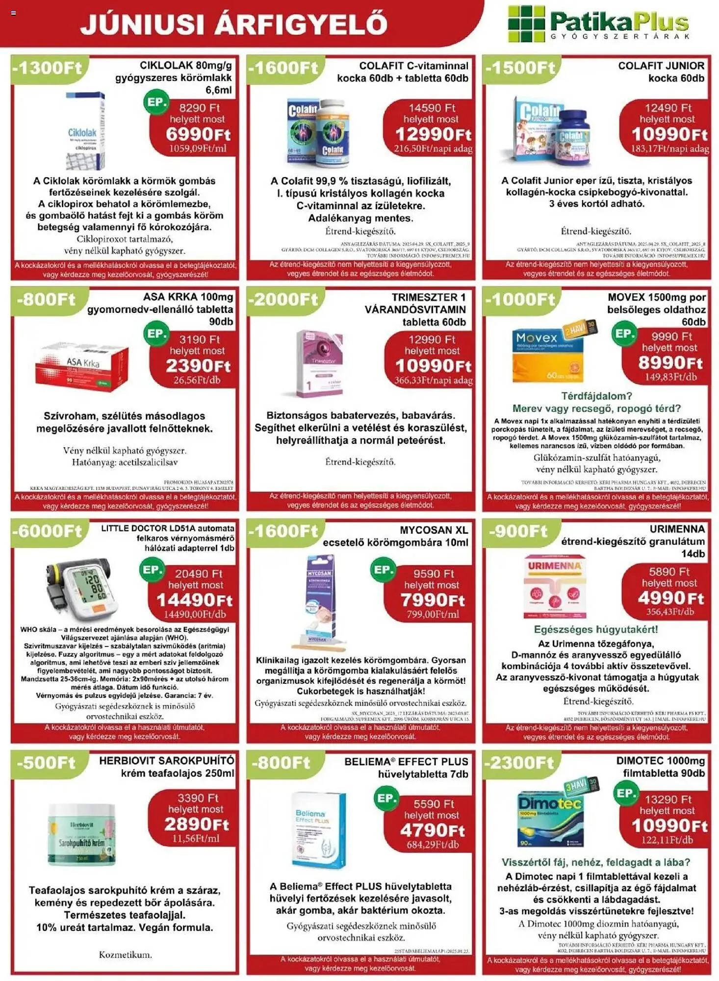 Katalógus PatikaPlus akciós újság június 1.-tól június 30.-ig 2025. - Oldal 7