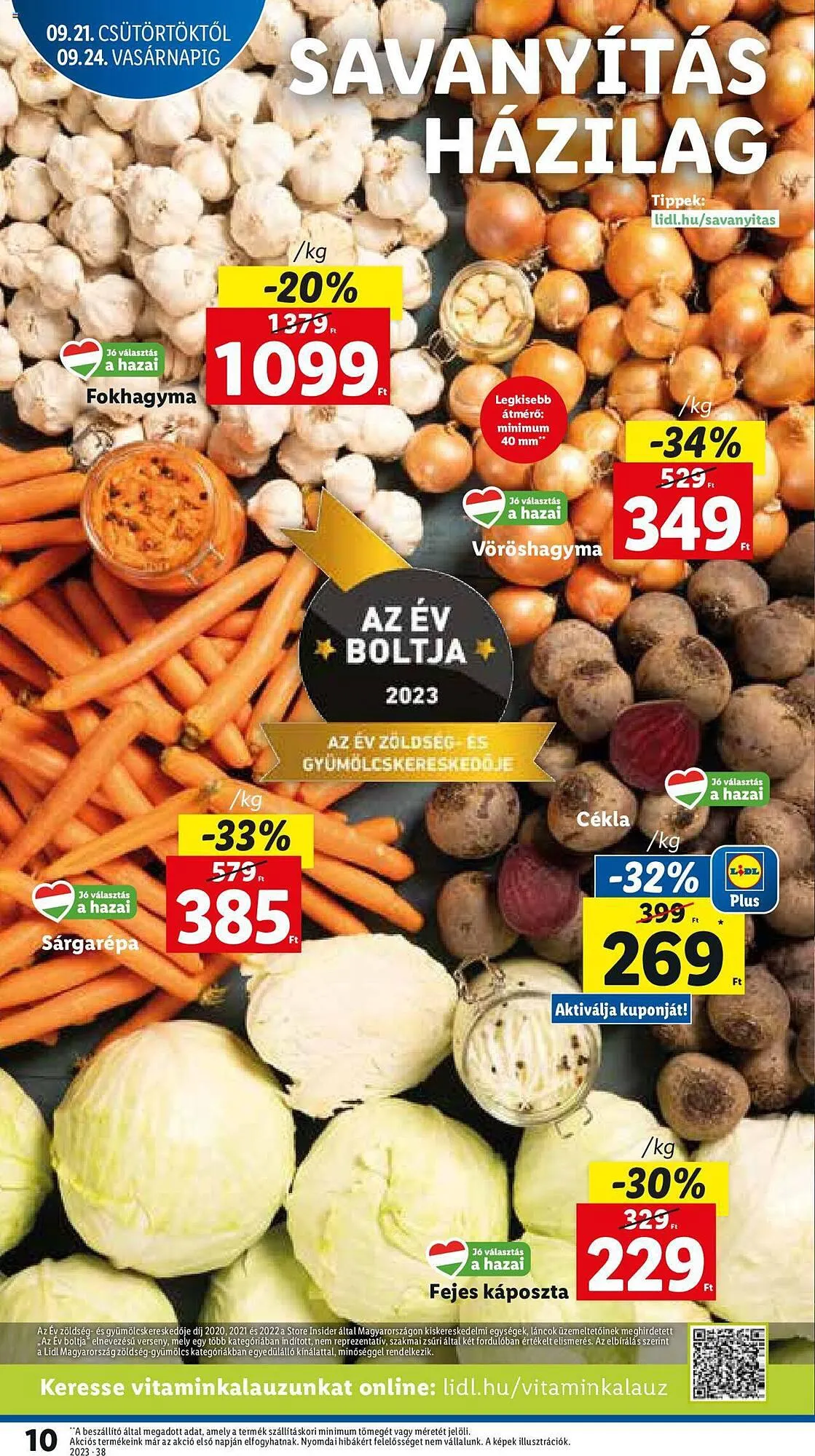 Katalógus Lidl akciós újság szeptember 21.-tól szeptember 27.-ig 2023. - Oldal 10