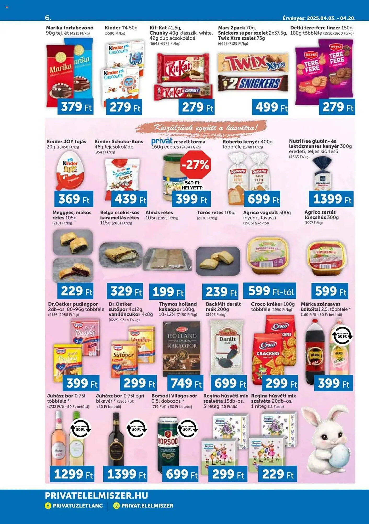 Katalógus PRIVÁT akciós újság április 3.-tól április 20.-ig 2025. - Oldal 6
