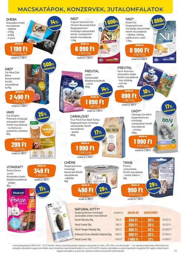 Katalógus Magazine Alphazoo október 21.-tól október 27.-ig 2024. - Oldal 15