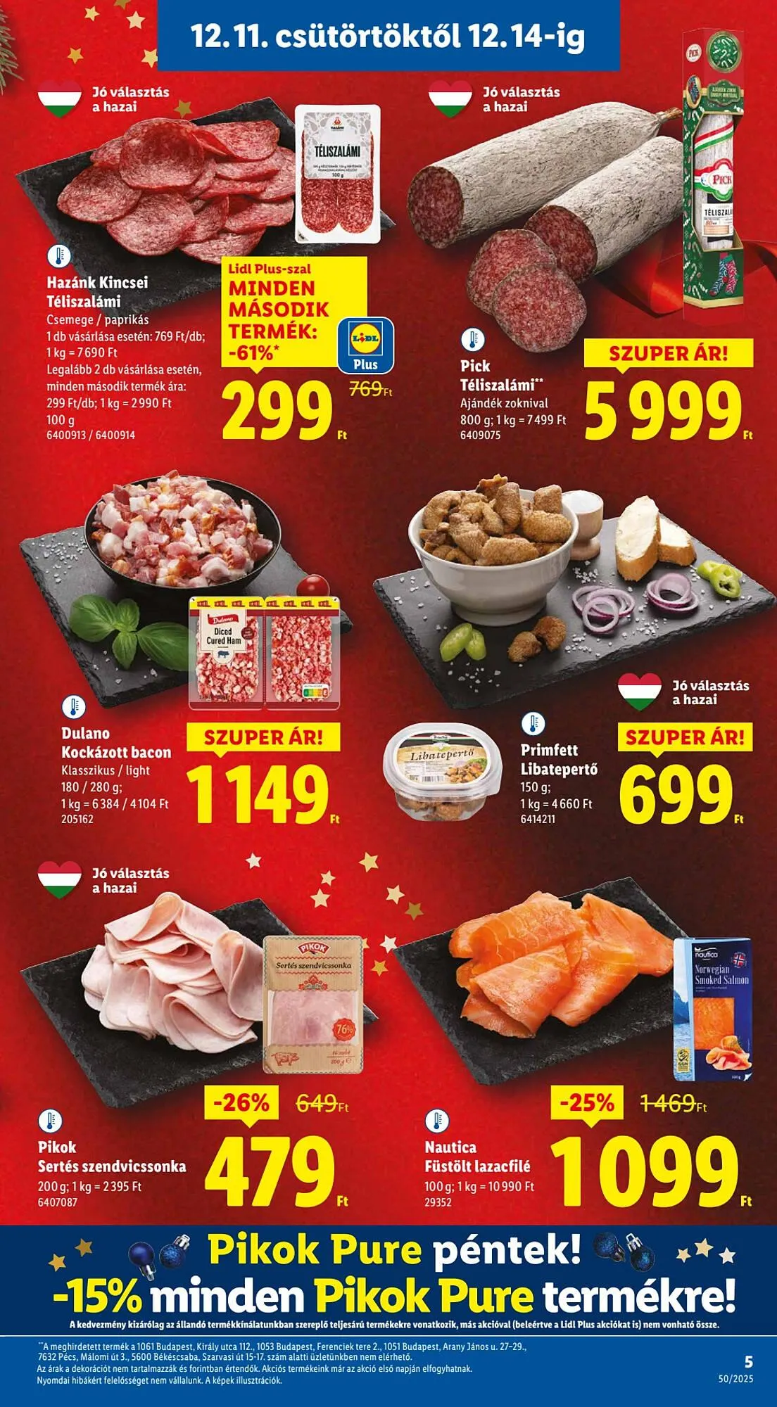 Katalógus Lidl akciós újság december 11.-tól december 17.-ig 2025. - Oldal 5